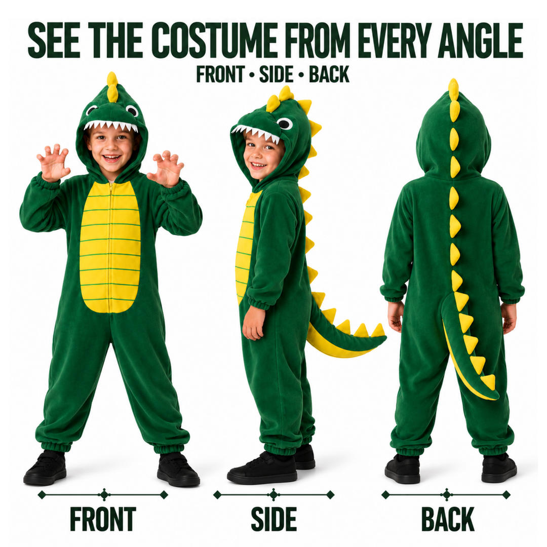 Kids Dinosaur Boys Girls Animal Fancy Dress Costume