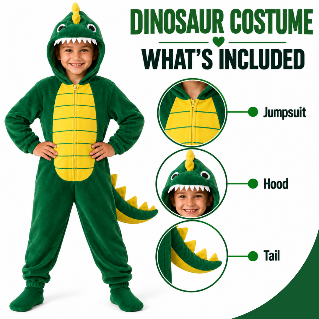 Kids Dinosaur Boys Girls Animal Fancy Dress Costume