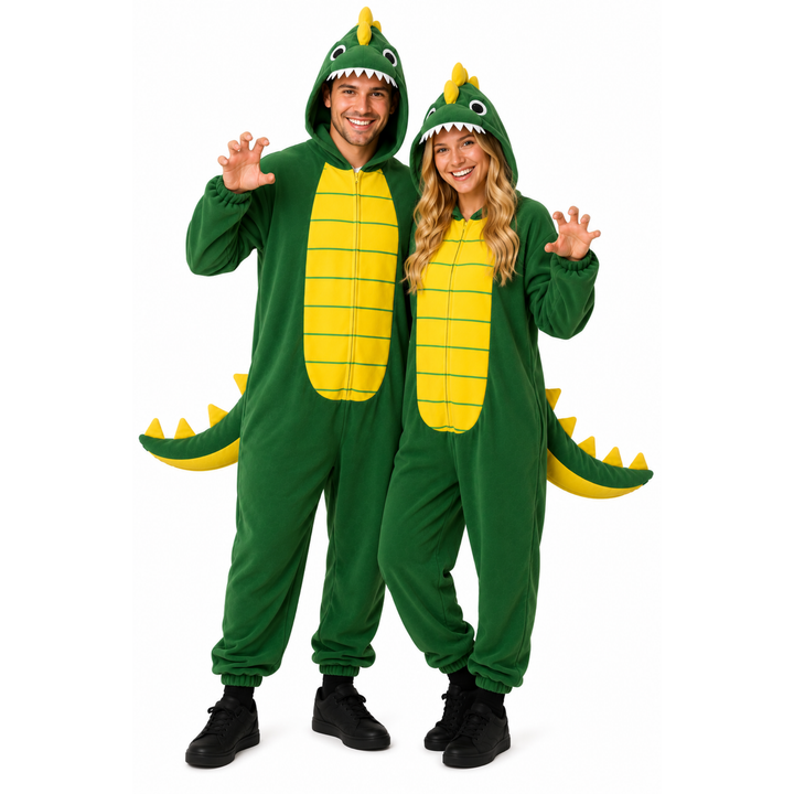 Adults Dinosaur Funny Halloween Unisex Costume for Men and Women
