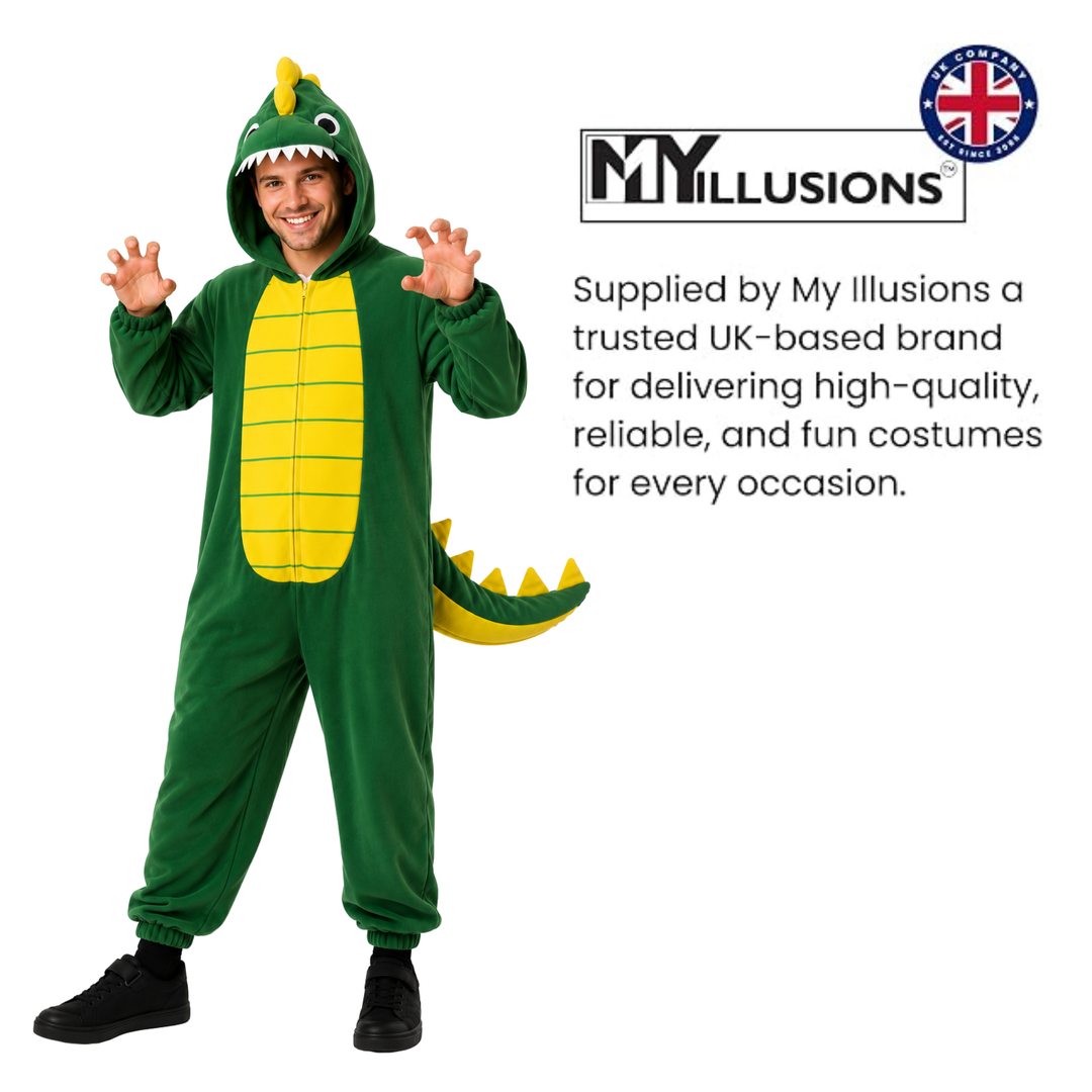 Adults Dinosaur Funny Halloween Unisex Costume for Men and Women
