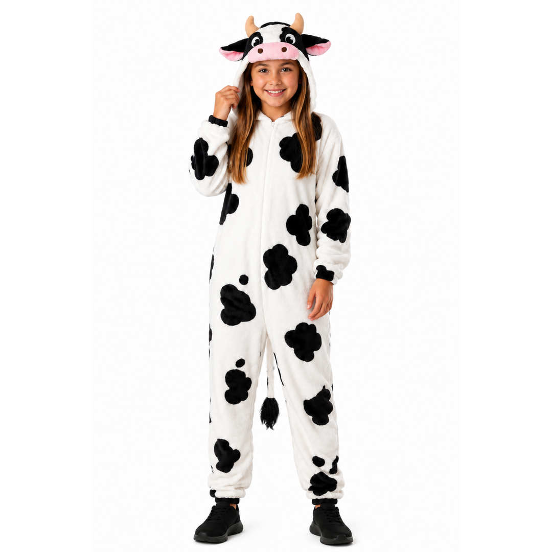 Kids Cow Boys Girls Animal Fancy Dress Costume
