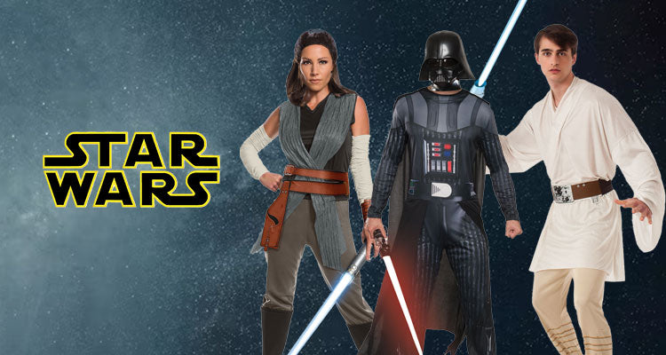 Shop Licensed Adults Star Wars Character Costumes | Mega Fancy Dress ...