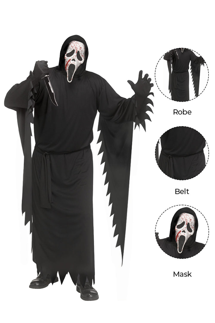 Licensed Blood Splatter Mens GhostFace Scream Halloween Costume