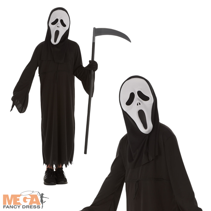 Boys Howling Reaper Halloween Fancy Dress Costume