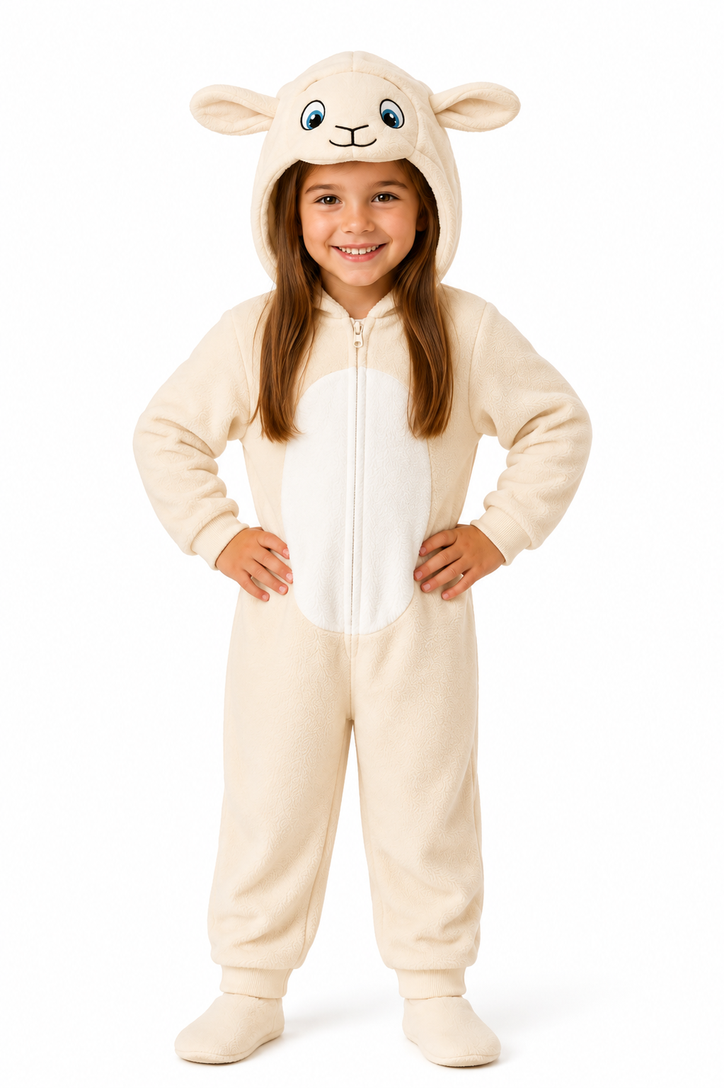 Kids Lamb Christmas Nativity Animal Costume