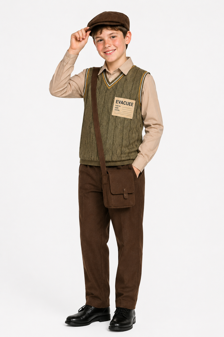 Boys Evacuee Fancy Dress Book Day Costume