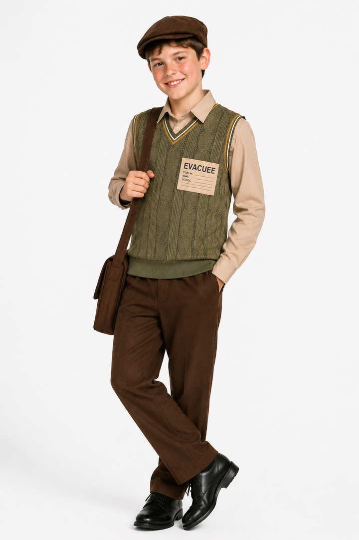 Boys Evacuee Fancy Dress Book Day Costume