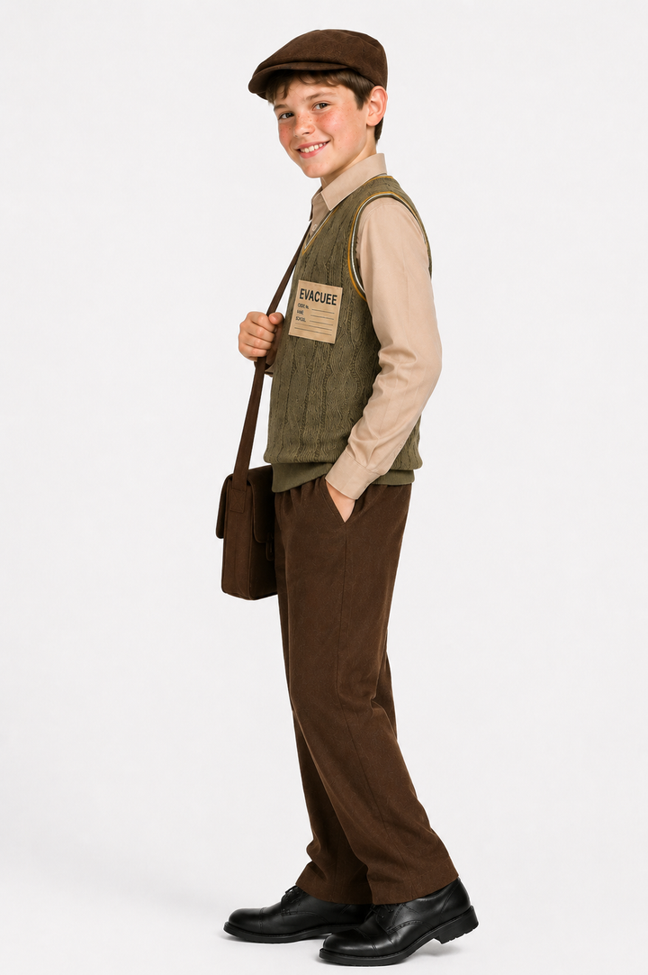 Boys Evacuee Fancy Dress Book Day Costume