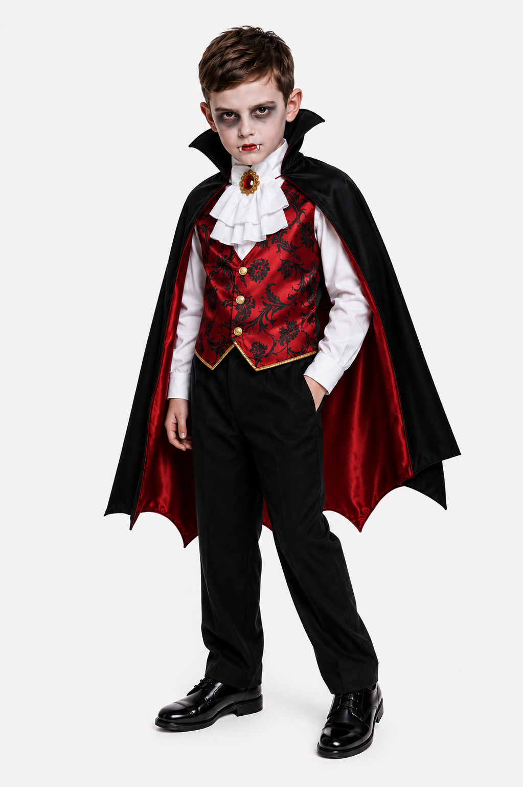 Boys Vampire Halloween Fancy Dress Costume