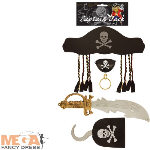 Pirate Accessory Value Bundle Seafaring Costume Set