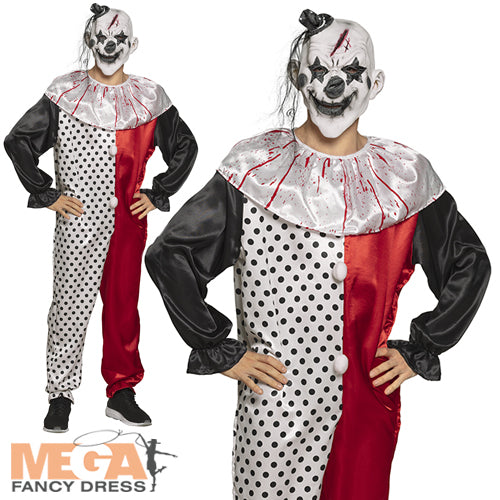 Mens Psycho Clown Costume