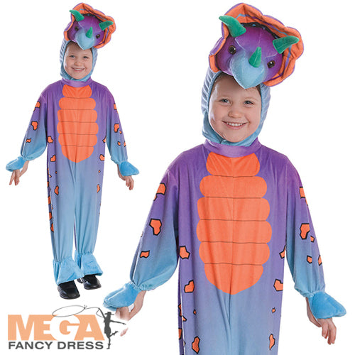 Triceratops Dinosaur Kids Prehistoric Costume