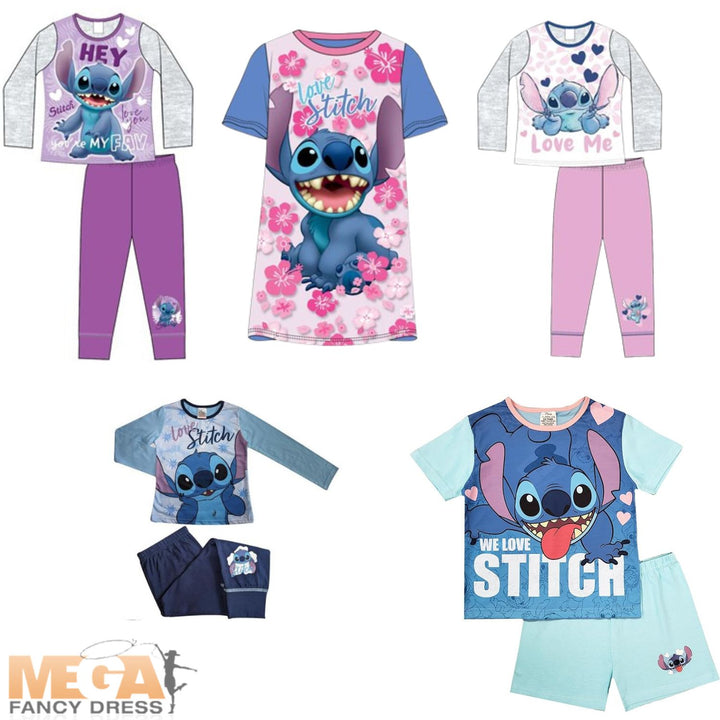 Girls Disney Stitch Pyjamas