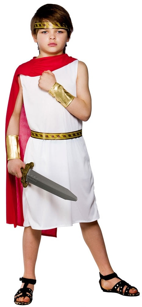 Boys Roman Toga Ancient Greek Grecian Historical Costume