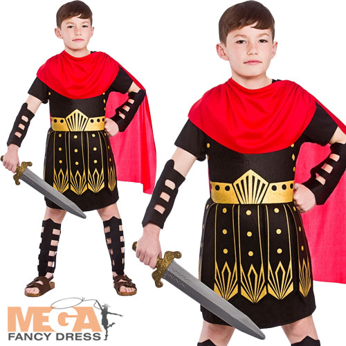 Boys Roman Commander Gladiator Warrior Book Week Costume