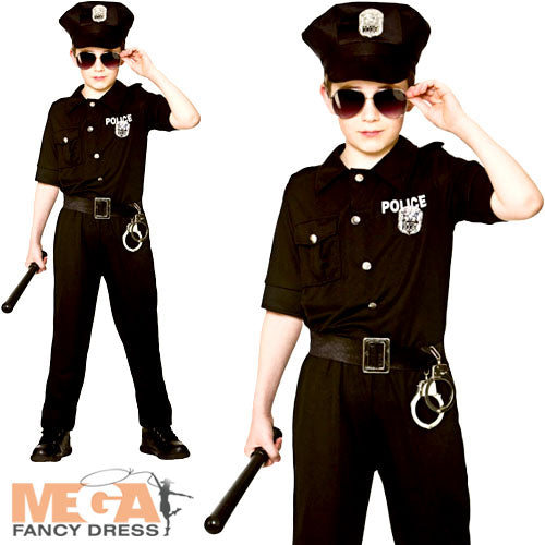 New York Cop Boys Law Enforcement Costume