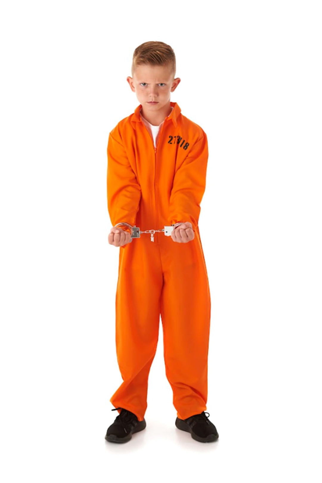 Kids Prisoner Halloween Fancy Dress Costumes