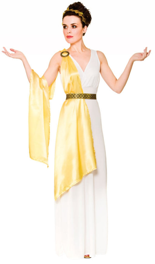 Ladies Roman Toga Greek Goddess Grecian Fancy Dress Costume