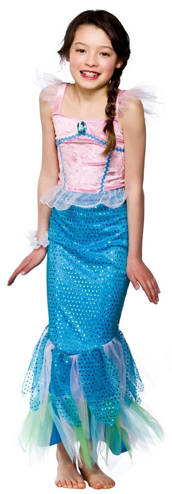 Girls Fairy Tale Mystical Mermaid Sea Myth Costume