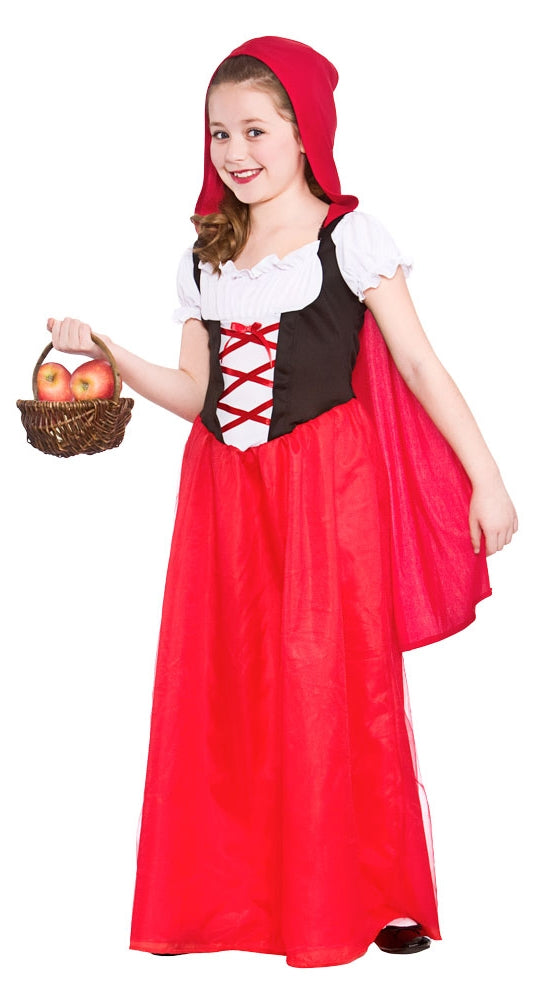 Kids Fairy Tale Story Book Week Red Riding Hood Fancy Dress Costume
