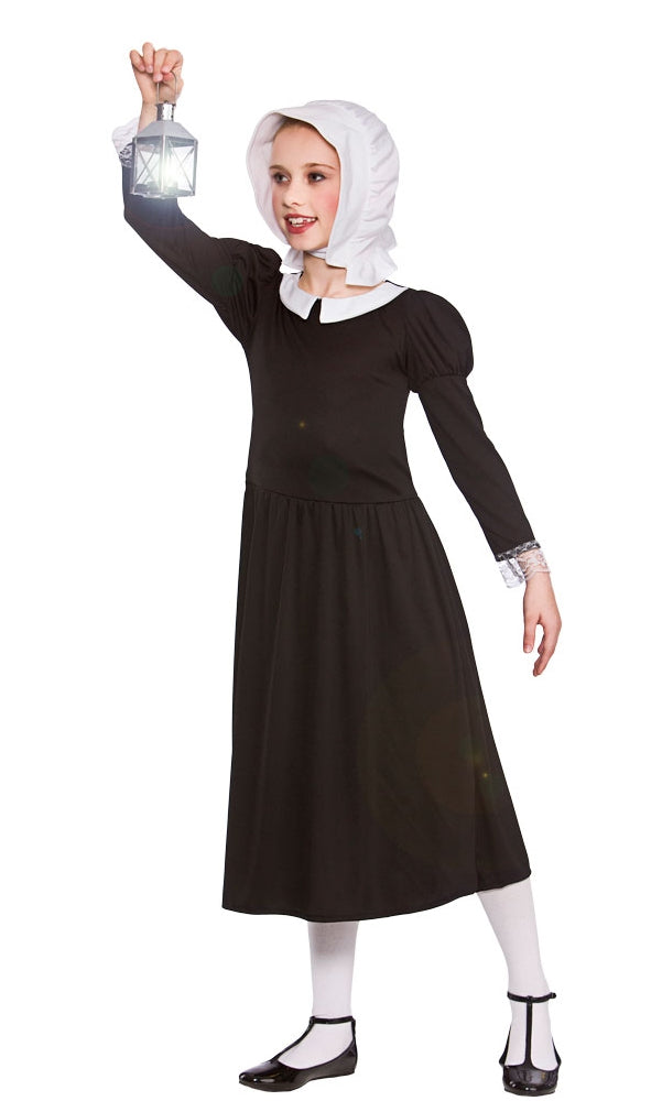 Girls Victorian Florence Nurse Nightingale Costume