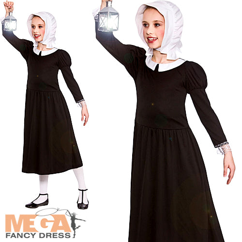Girls Victorian Florence Nurse Nightingale Costume