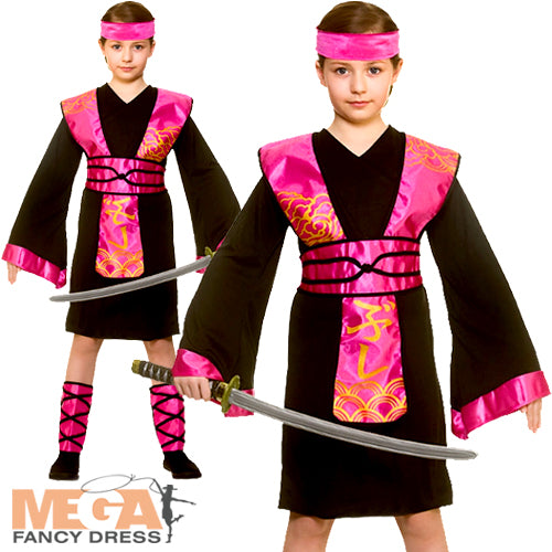 Girls Ninja Assassin Japanese Warrior Costume
