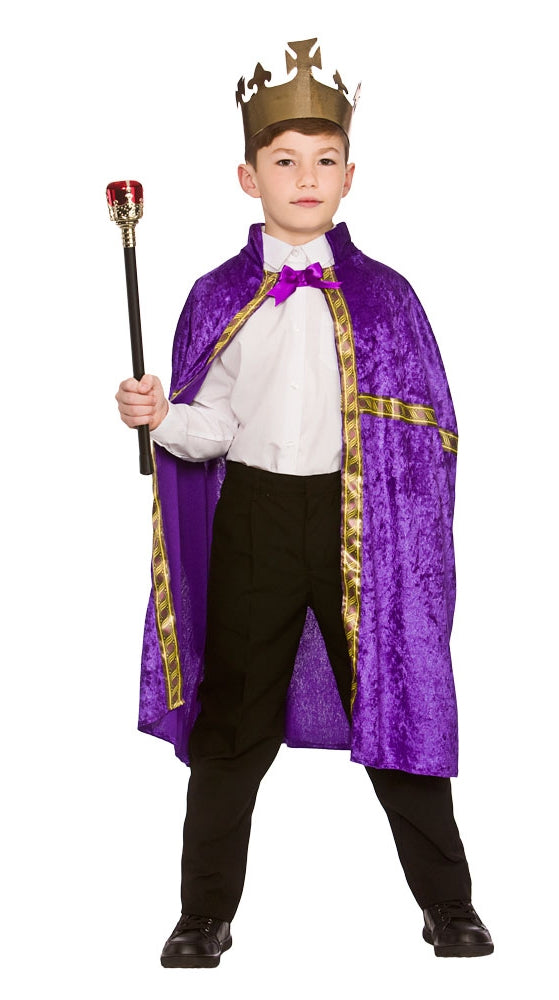 Deluxe Robe & Crown - Purple