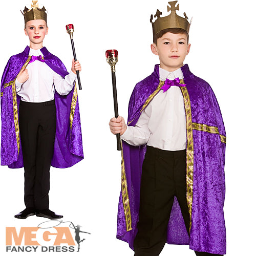 Deluxe Robe & Crown - Purple
