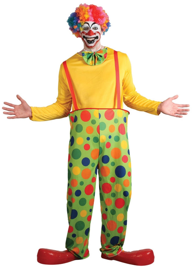 Men's Colourful Clown Carnival Circus Costume