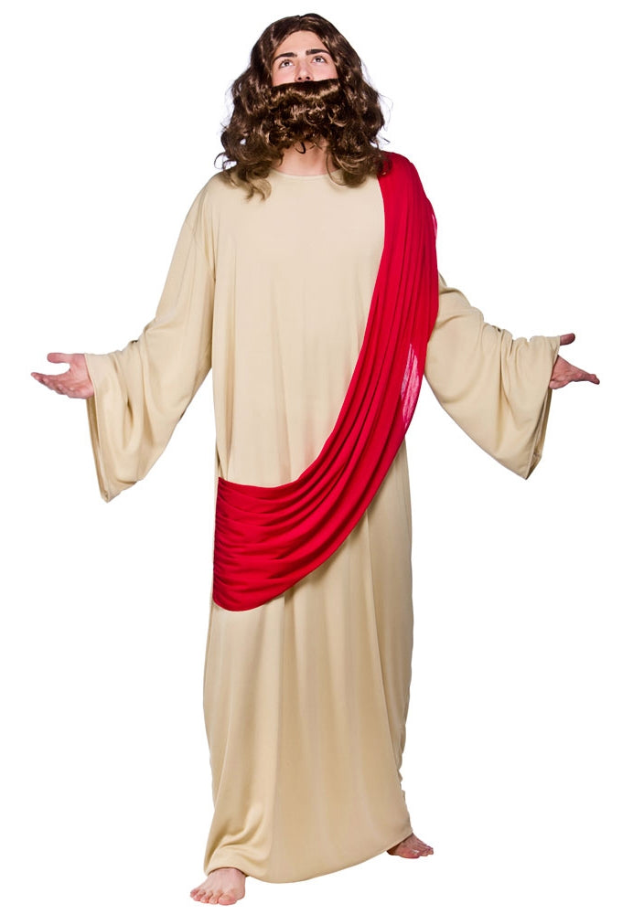 Mens' Jesus Costume + Beard Set
