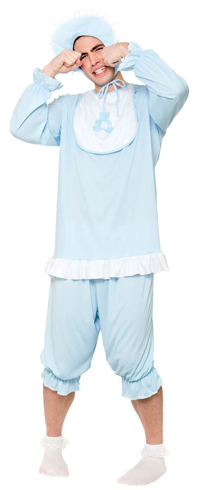 Adults Blue Big Cry Baby Novelty Fun Fancy Dress Costume