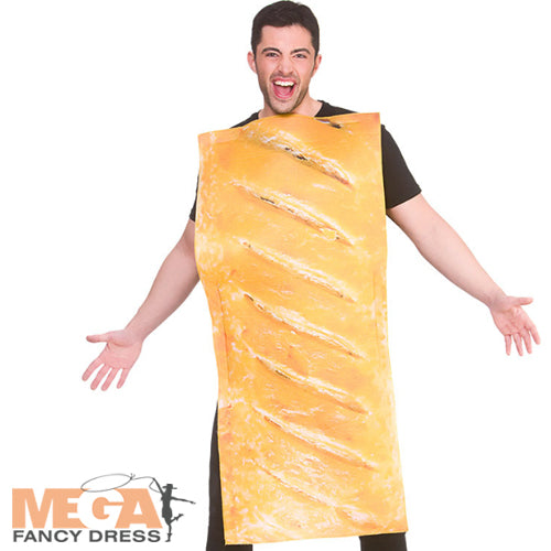 Adults Funny Sausage Roll Food Costume Fancy Dress Party
