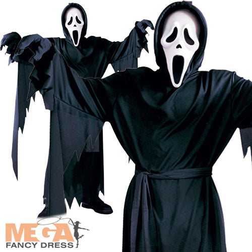 Boys Scream Ghost Face Halloween Horror Costume