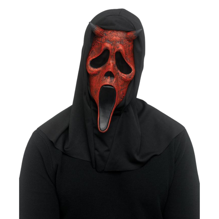 Licensed Scream Aged Devil Mask Adults Halloween Accessory
