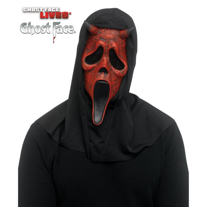 Licensed Scream Aged Devil Mask Adults Halloween Accessory