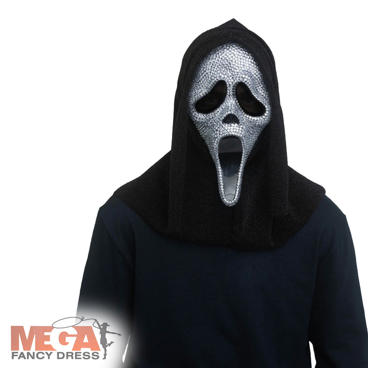 GhostFace Scream Bling Mask Halloween Costume Accessory