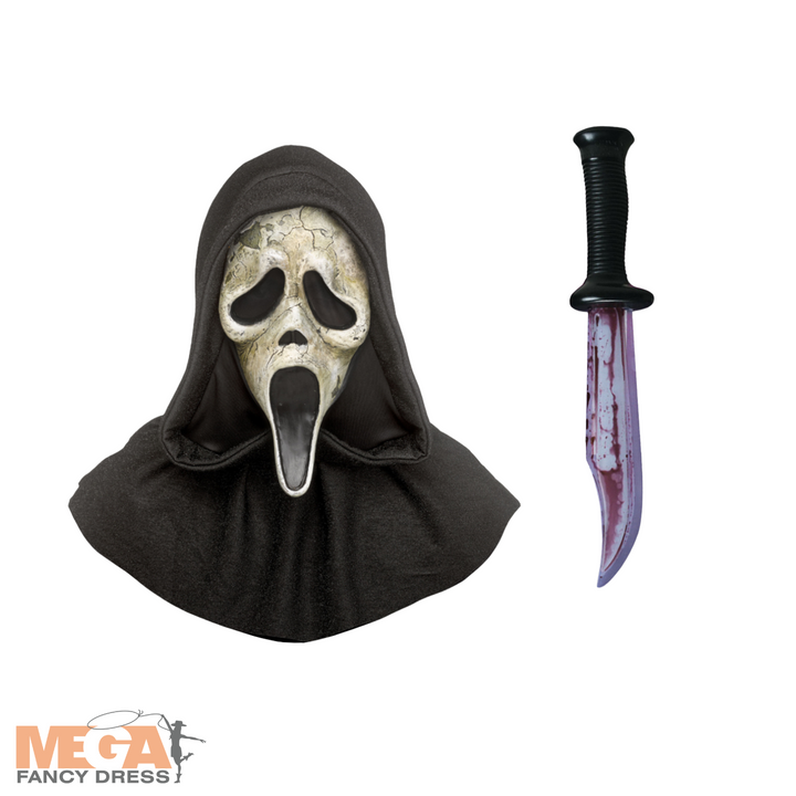 GhostFace Deluxe Scream Halloween Horror Mask