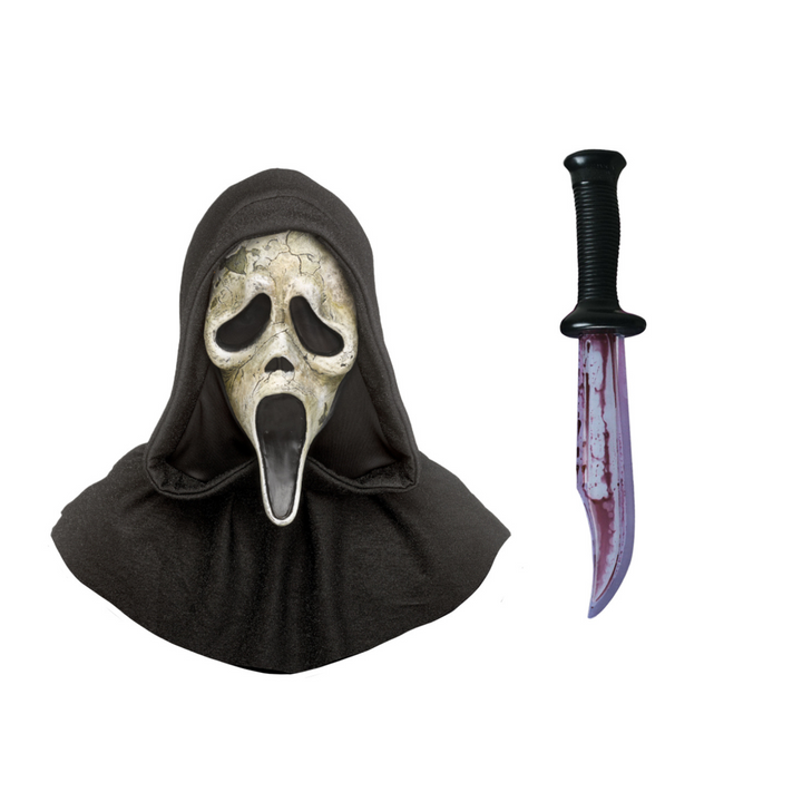 GhostFace Deluxe Scream Halloween Horror Mask