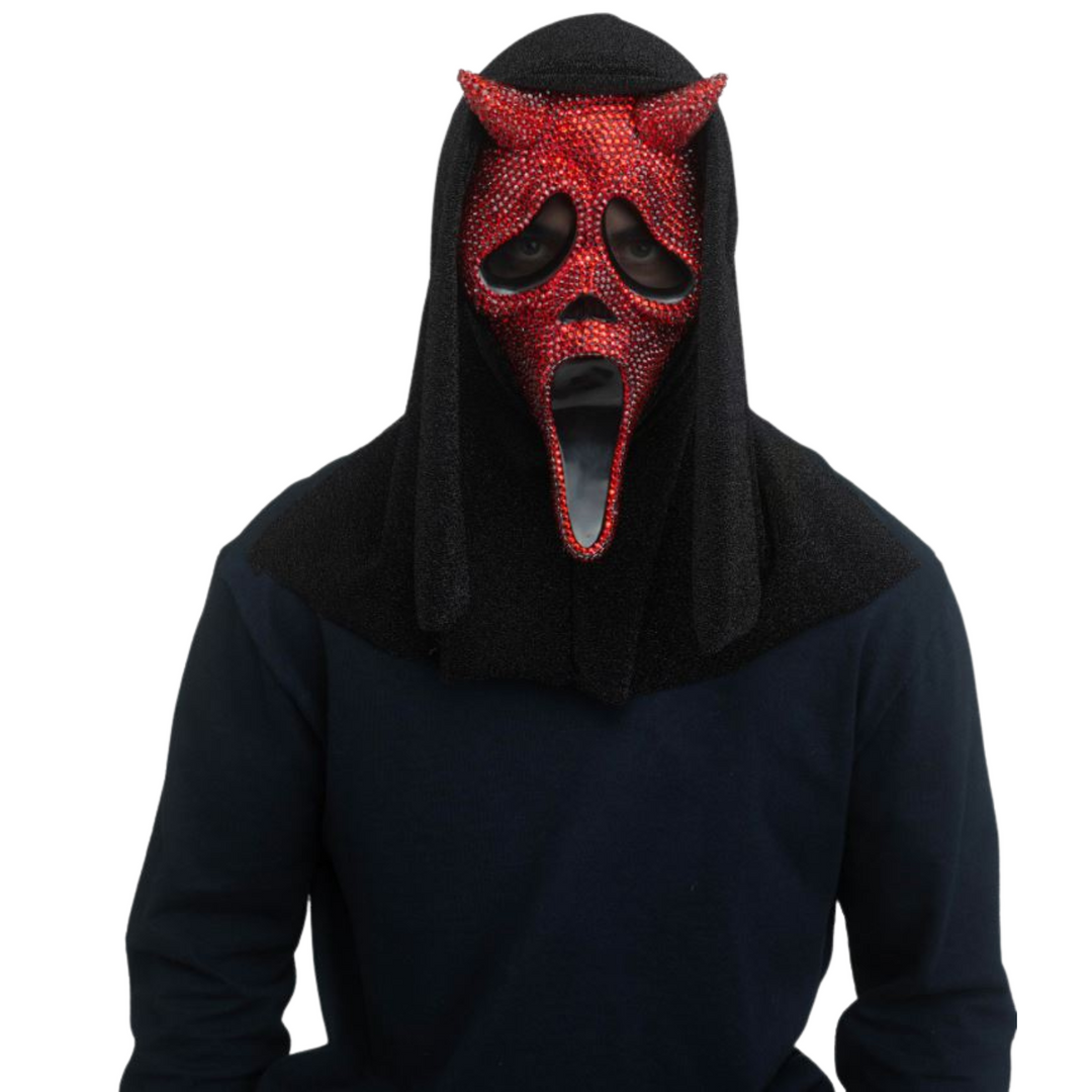 Ghost Face Devil Face Bling Mask