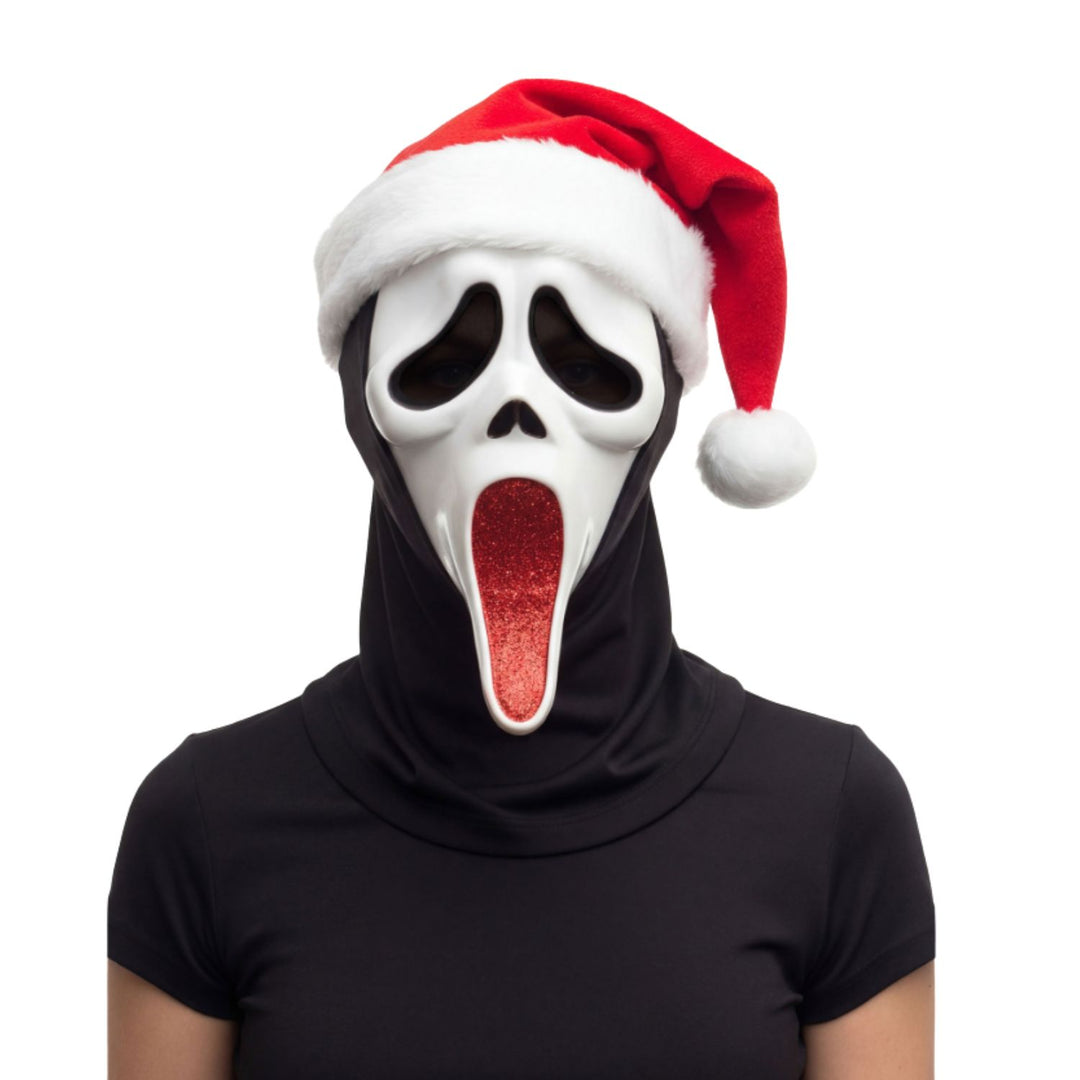 GhostFace Scream Glitter Santa Mask