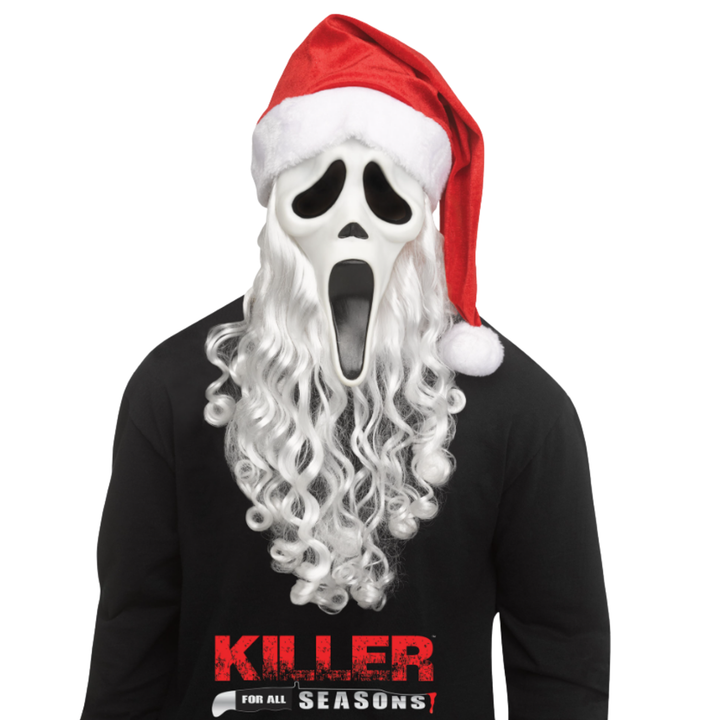 GhostFace Scream Santa Halloween Horror Mask