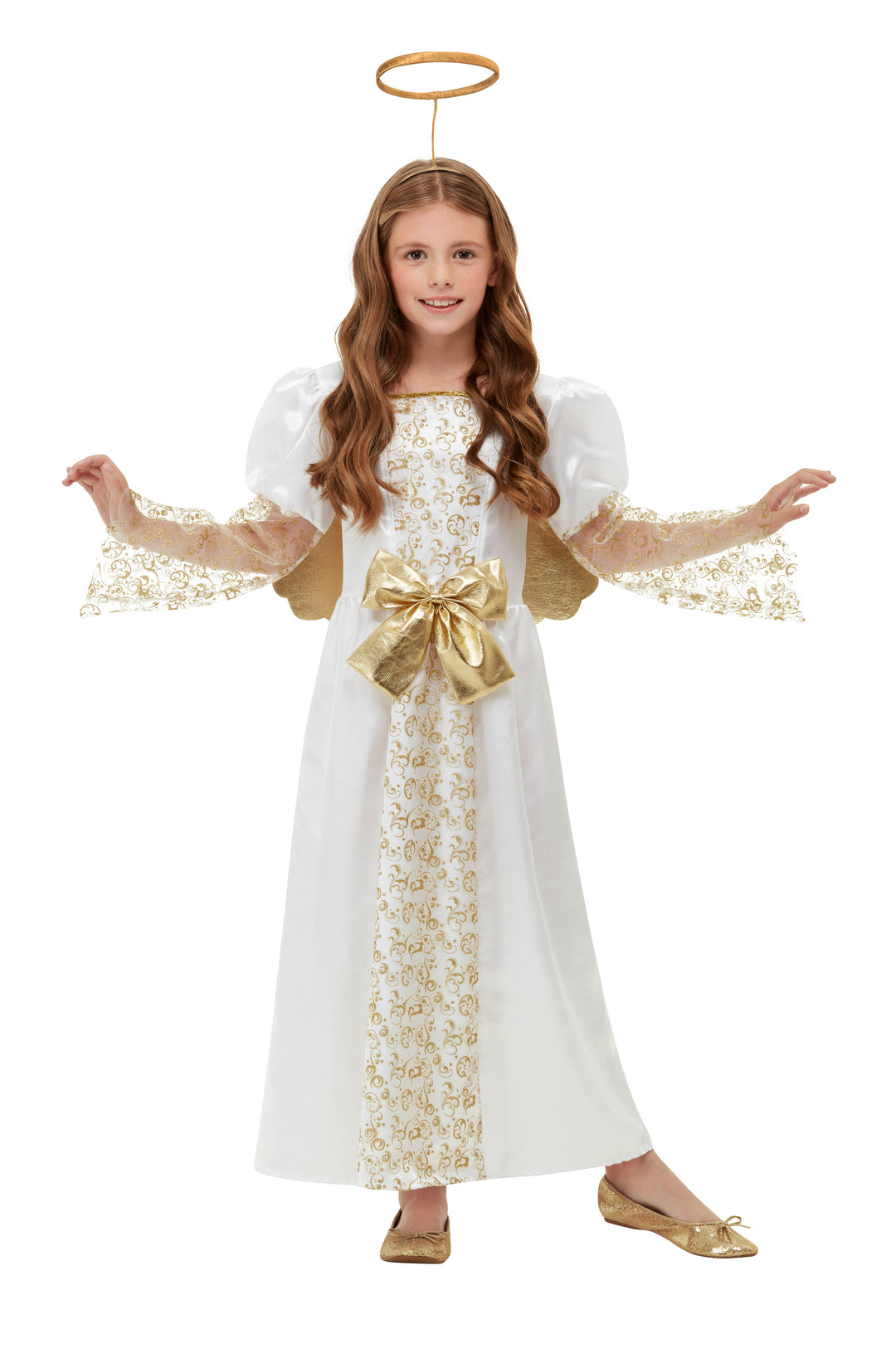 Kids Nativity Angel Fancy Dress Christmas Costumes