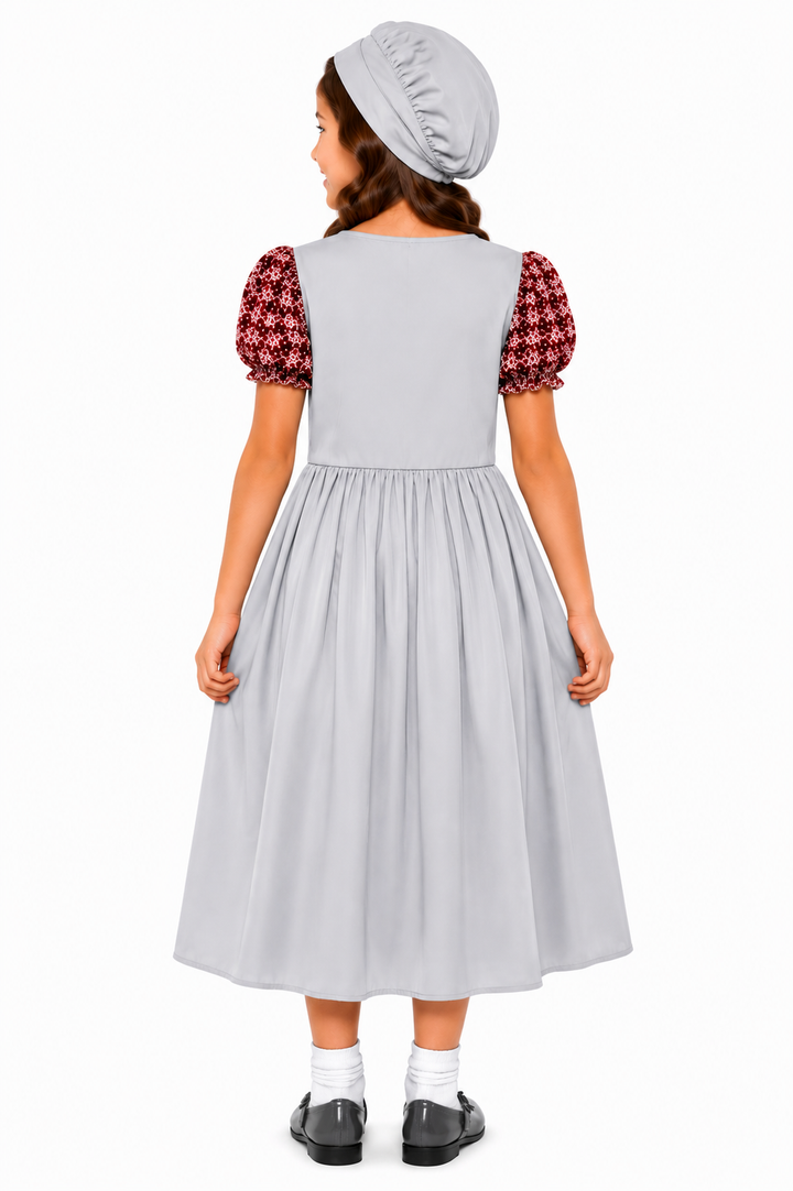Victorian Schoolgril Girls Fancy Dress Costume