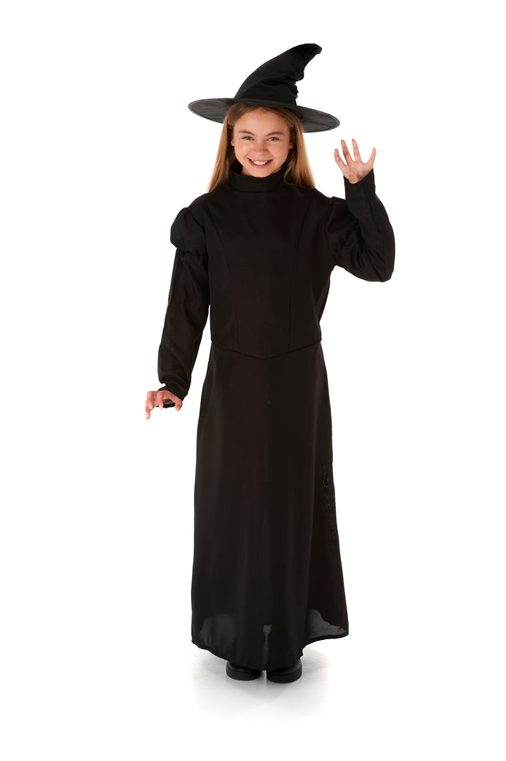 Girls Wicked Witch Halloween Fancy Dress Costume