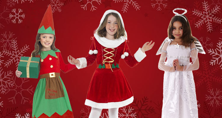 Shop Girls Christmas & Nativity Costumes  Mega Fancy Dress – Mega Fancy  Dress UK