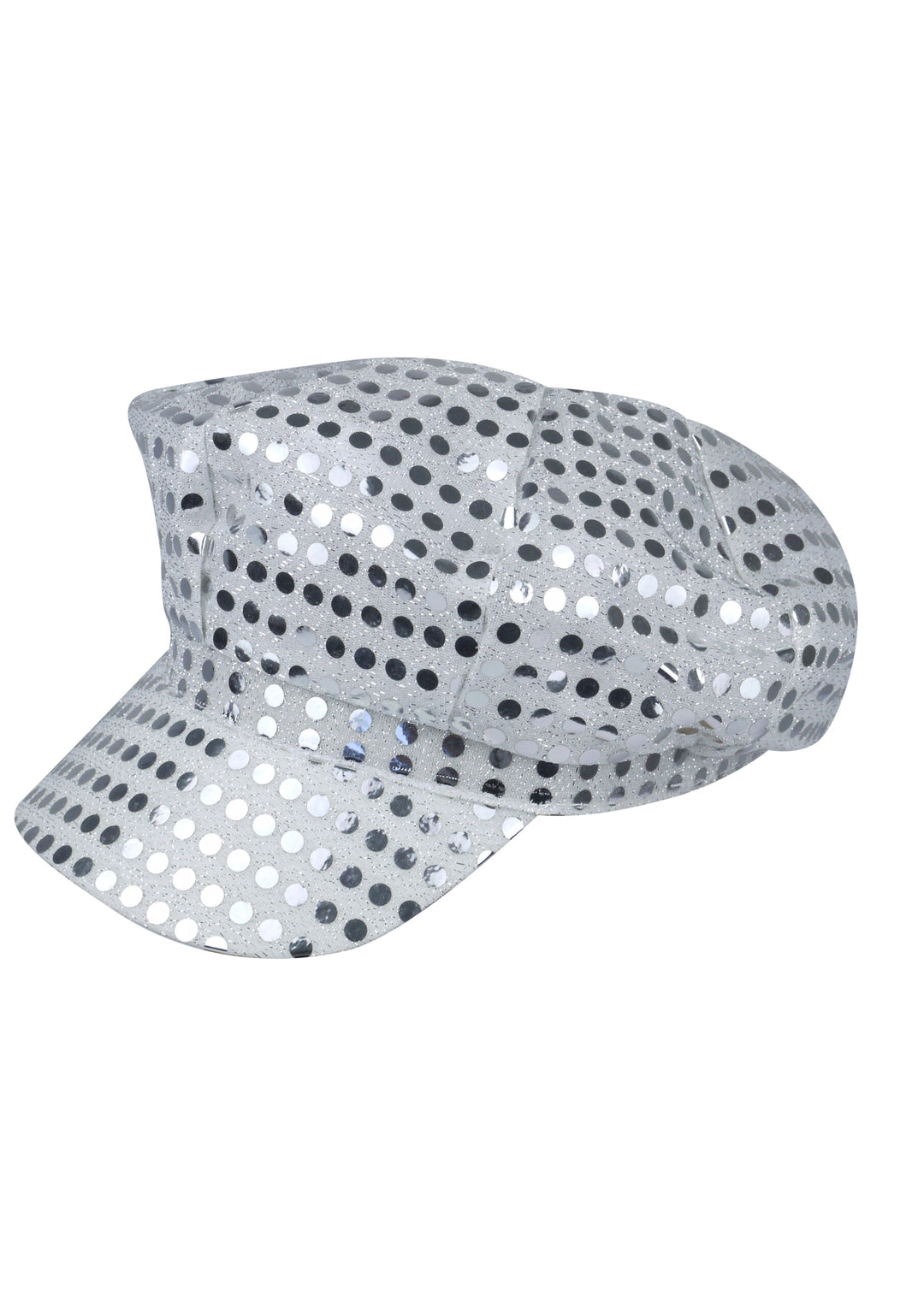 Womens 1970s Sequin Hat Retro Fancy Dress Costume Accessory