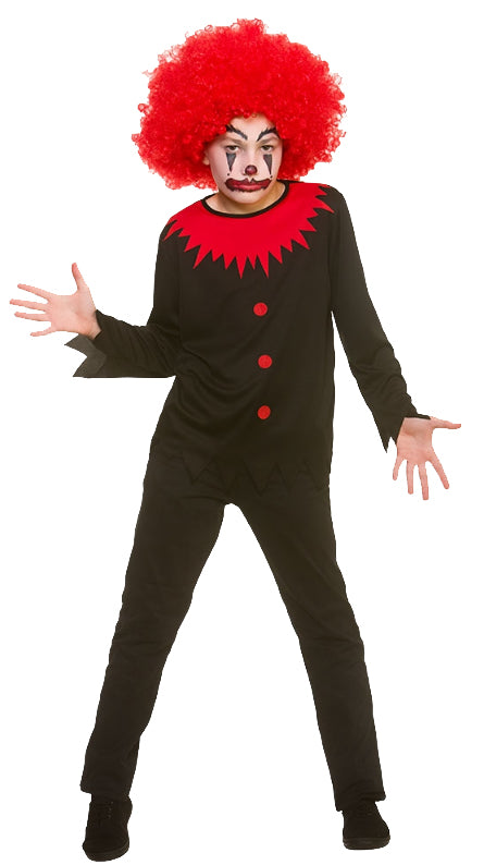 Boys Freaky Clown Halloween Costume Shirt