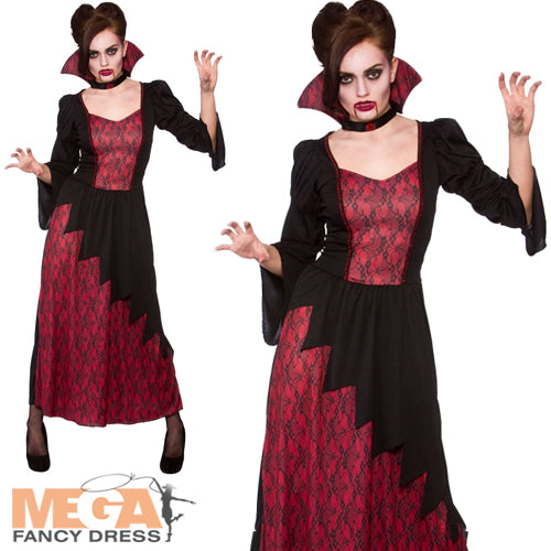 Ladies Halloween Vicious Vampire Costume