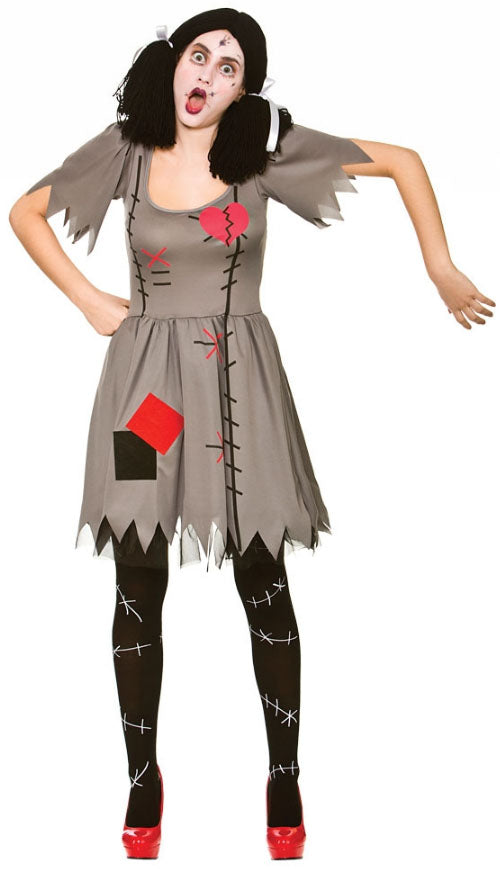 Ladies Voodoo Doll Halloween Costume